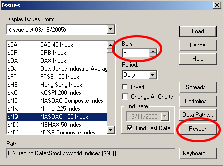 Advanced Get Data Setup