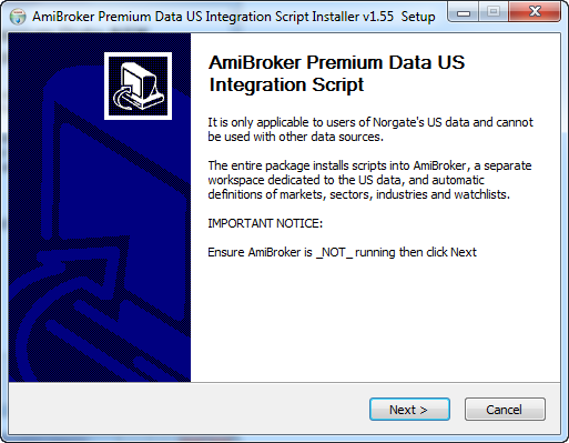 Run the US integration script